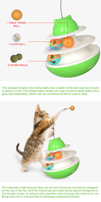 Multi-Function Cat Toy TCP01 | TOUCHANDCATCH NZ - Touch and Catch NZ