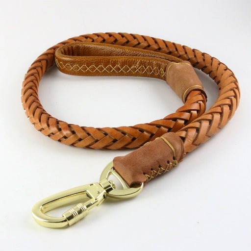 Hand Craft Genuine Leather Dog Lead 1.1M | TOUCHANDCATCH NZ - Touch and Catch NZ