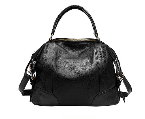 Women's Genuine Leather Handbag, Crossbody Bag 1006 Black | TOUCHANDCATCH NZ - Touch and Catch NZ