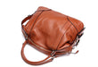 Women's Genuine Leather Tote Bag International Orange 1006-6