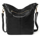 Women's Genuine Leather Tote Bag, Crossbody Bag 1113 Black Colour-3