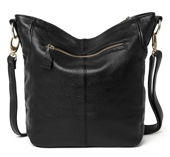 Women's Genuine Leather Tote Bag, Crossbody Bag 1113BRN | TOUCHANDCATCH NZ - Touch and Catch NZ