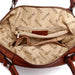 Women's Genuine Leather Tote Bag International Orange 1006-4