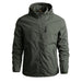 Men's Waterproof Jacket- Army Green-2