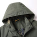 Men's Waterproof Jacket- Army Green-4