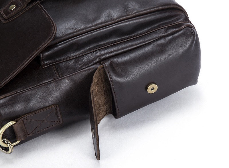Genuine Leather Briefcase, Laptop Bag 442-5
