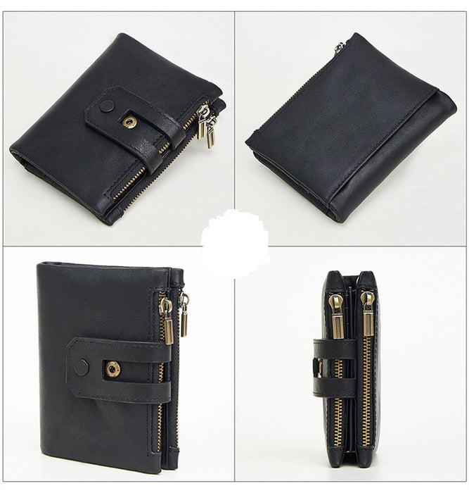 Men's Leather RFID Bi-Fold Wallet 359-4