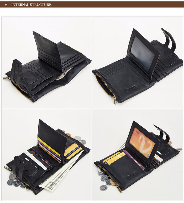 Men's Leather RFID Bi-Fold Wallet 359-3