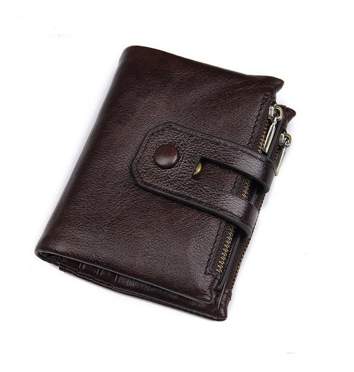 Men's Genuine Leather Bi-Fold Wallet 342-1