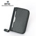 Men's RFID Carbon Fiber Zip-Around Wallet 310-1