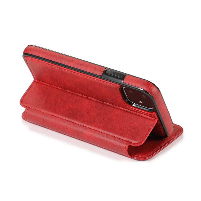 Vegan Leather iPhone Case Red Color E40 | TOUCHANDCATCH NZ - Touch and Catch NZ
