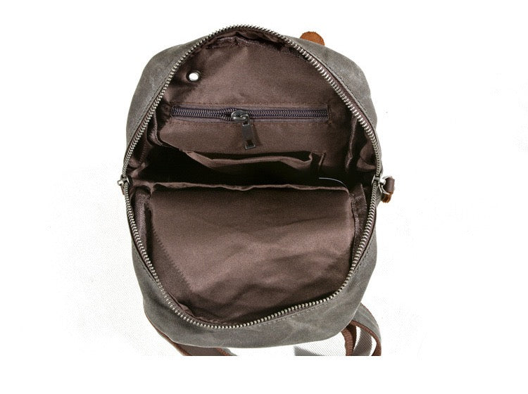 Canvas Leather Chest Bag, Bum Bag 018 | TOUCHANDCATCH NZ - Touch and Catch NZ