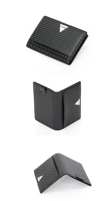 Men's RFID Carbon Fiber Bi-fold Wallet 320 | TOUCHANDCATCH NZ - Touch and Catch NZ