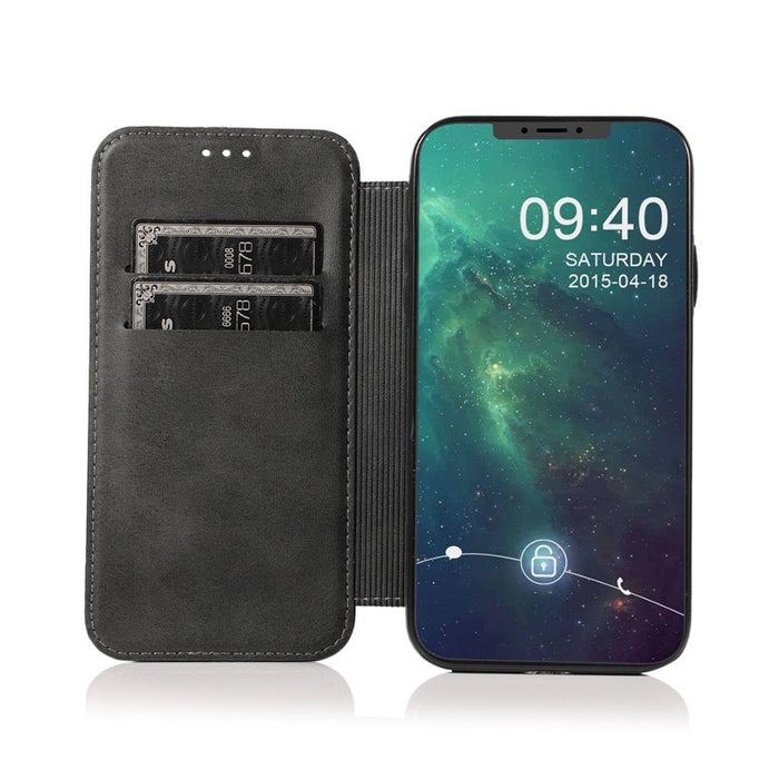 Vegan Leather iPhone Case Black Color 11 | TOUCHANDCATCH NZ - Touch and Catch NZ
