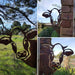 Farm/Garden Art and sculpture Metal Cow Head Double Sided-2