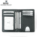 Men's RFID Carbon Fiber Bi-fold Wallet 303-1