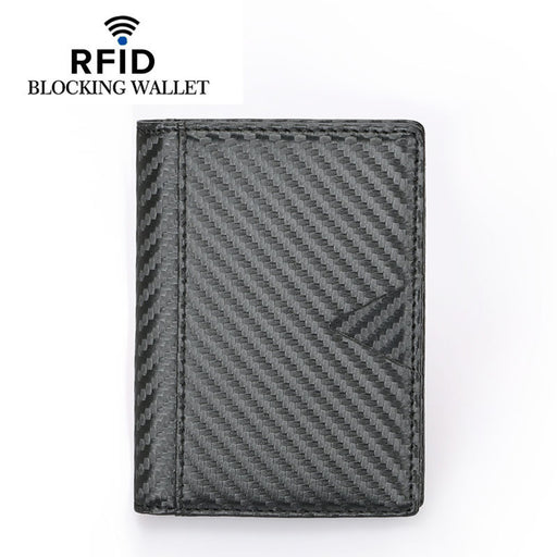 Men's RFID Carbon Fiber Bi-fold Wallet 320 | TOUCHANDCATCH NZ - Touch and Catch NZ