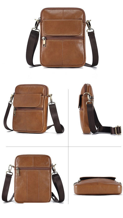 Men's Genuine Leather Crossboday Bag, Satchel TC701 | TOUCHANDCATCH NZ - Touch and Catch NZ