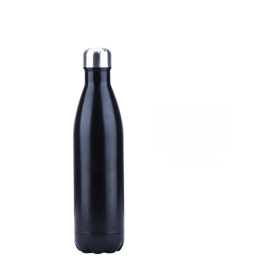 Insulated Drink Bottle, Sport Water Bottle Black-1