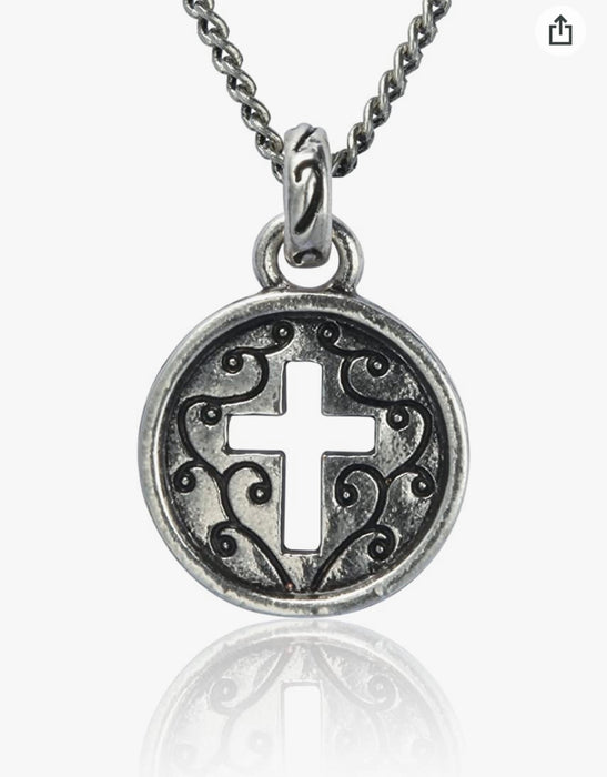 Halle Joy Cross Pendant Necklace | TOUCHANDCATCH NZ - Touch and Catch NZ