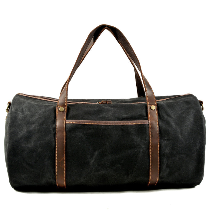 Waxed Canvas Travel Bag, Gym Bag 824 | TOUCHANDCATCH NZ - Touch and Catch NZ