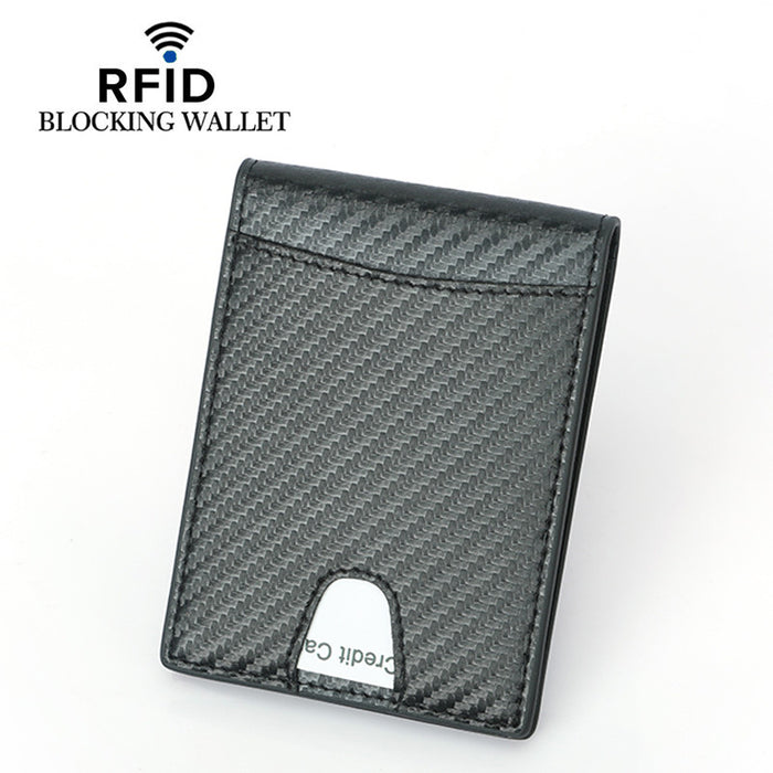 Men's RFID Carbon Fiber Bi-fold Wallet 306 | TOUCHANDCATCH NZ - Touch and Catch NZ