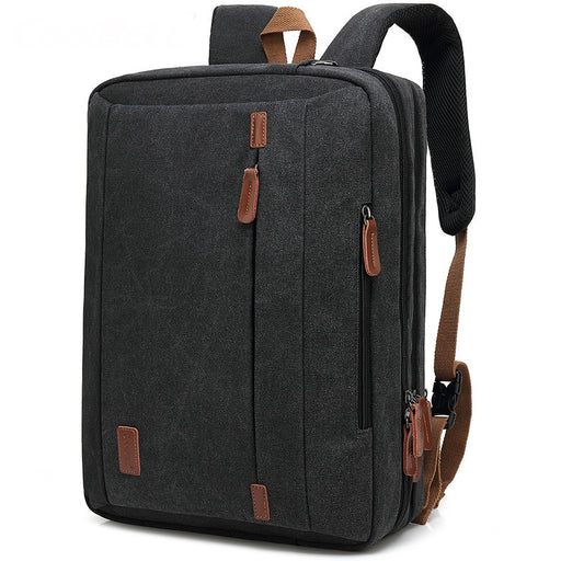 Men's Canvas 17.3" Laptop Bag, Laptop Backpack, Crossbody Bag 301 | TOUCHANDCATCH NZ - Touch and Catch NZ