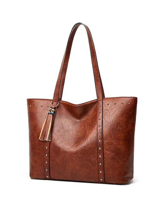 Vegan Leather Women's Tote Bag, Handbag 1967 | TOUCHANDCATCH NZ - Touch and Catch NZ