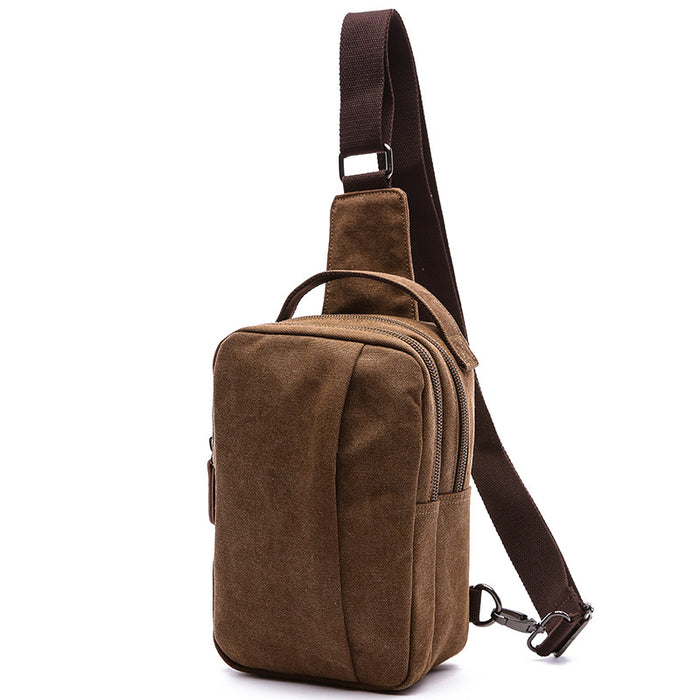 Washed Canvas Chest Bag, Bum Bag 049 | TOUCHANDCATCH NZ - Touch and Catch NZ